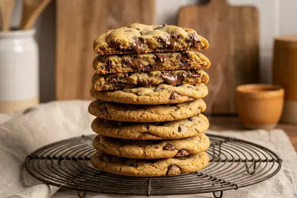 Perfect, Soft and Chewy Chocolate Chip Cookies