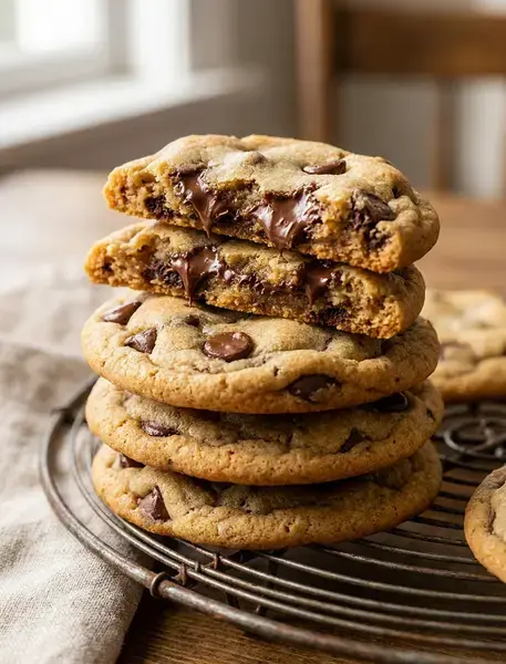 Perfect, Soft and Chewy Chocolate Chip Cookies