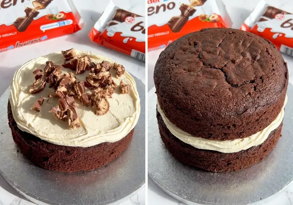 How to Decorate Chocolate Kinder Bueno Cake