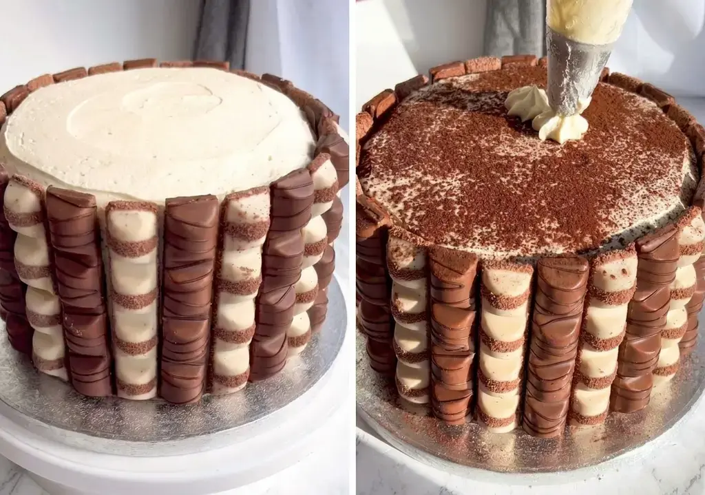 How to Decorate Chocolate Kinder Bueno Cake