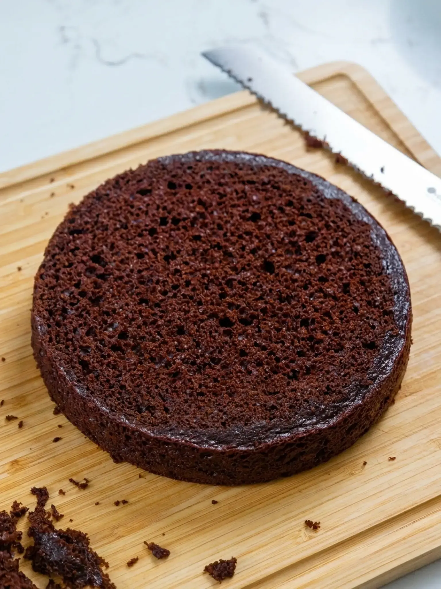 Step 1: Bake the Chocolate Cake Layers