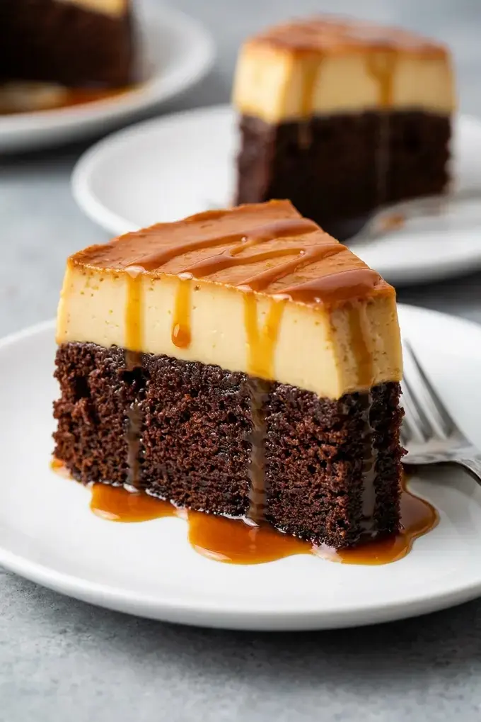 16. Chocoflan Cake