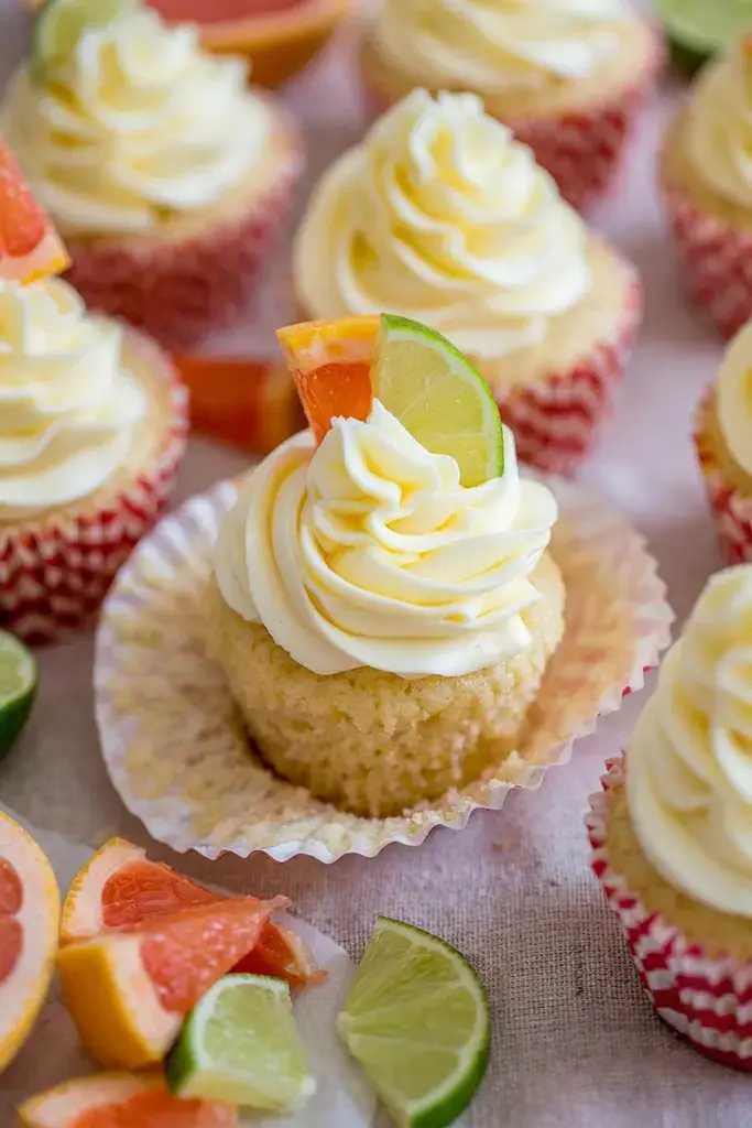 24. Mexican Paloma Cupcakes