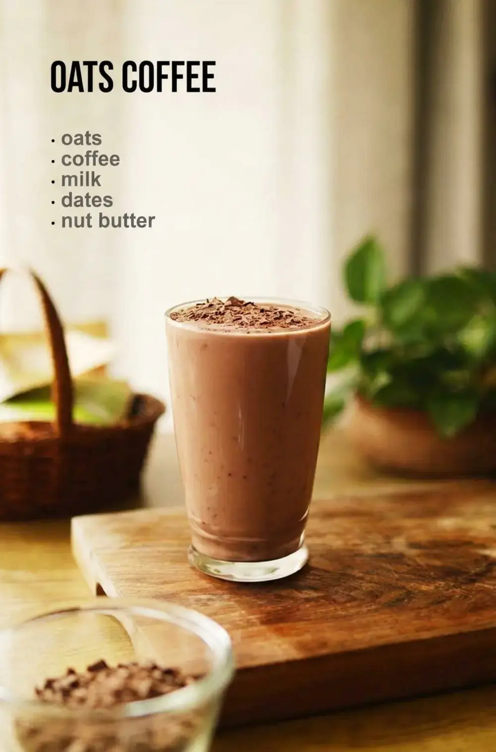 3. Oats Coffee Smoothie