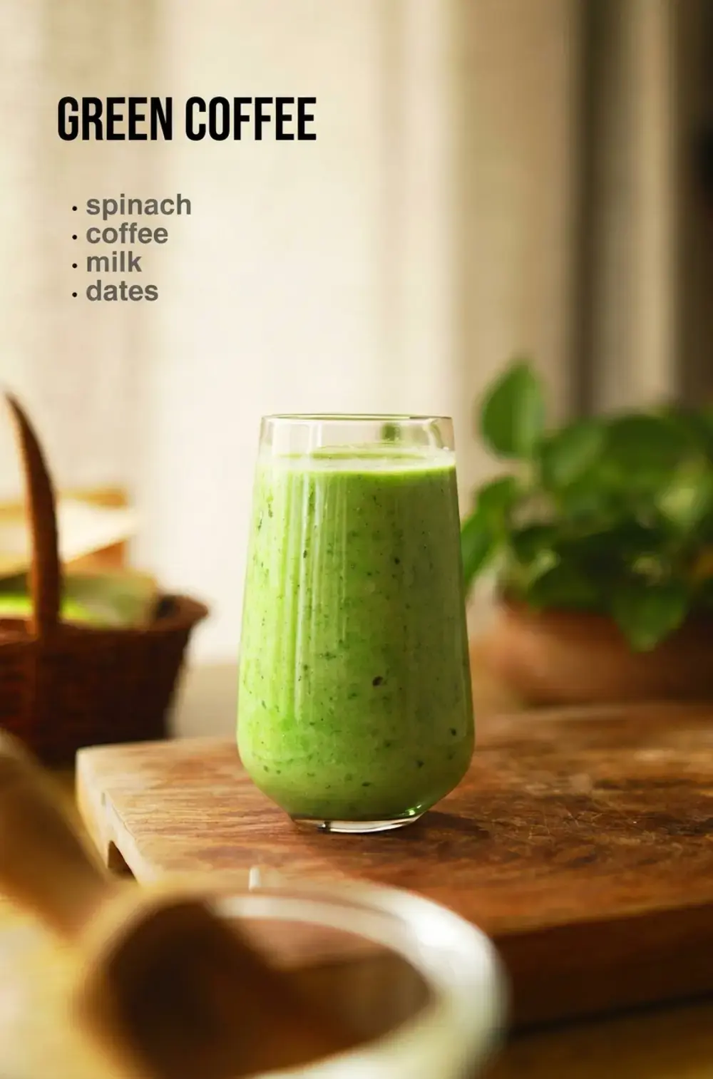 6. Coffee Green Smoothie