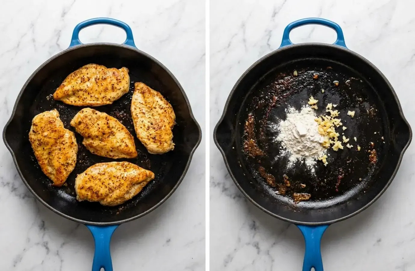 How to make creamy garlic parmesan chicken