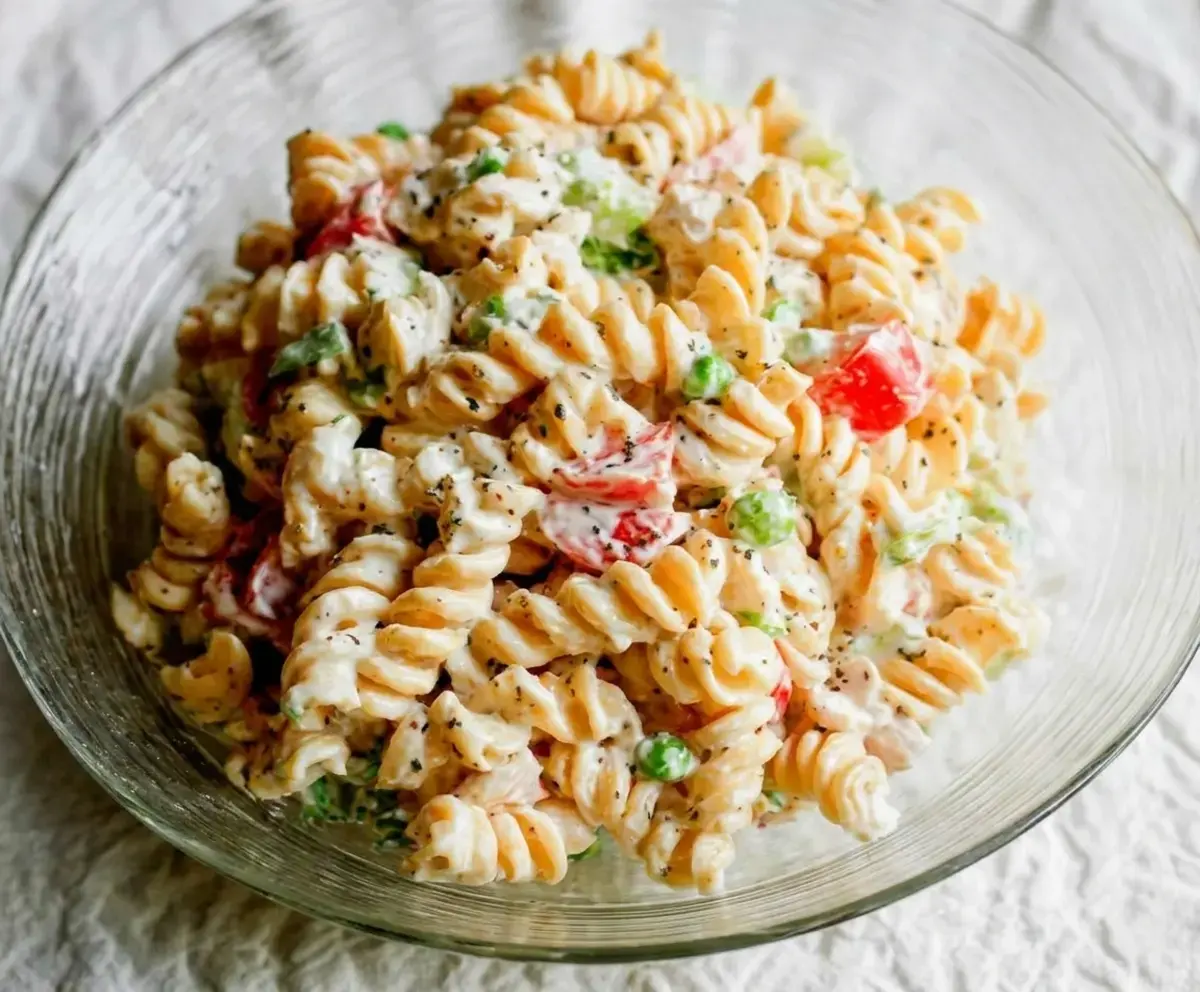 Creamy Pasta Salad for Summer Cookouts and Potlucks 4 Key Ingredients & Substitutions