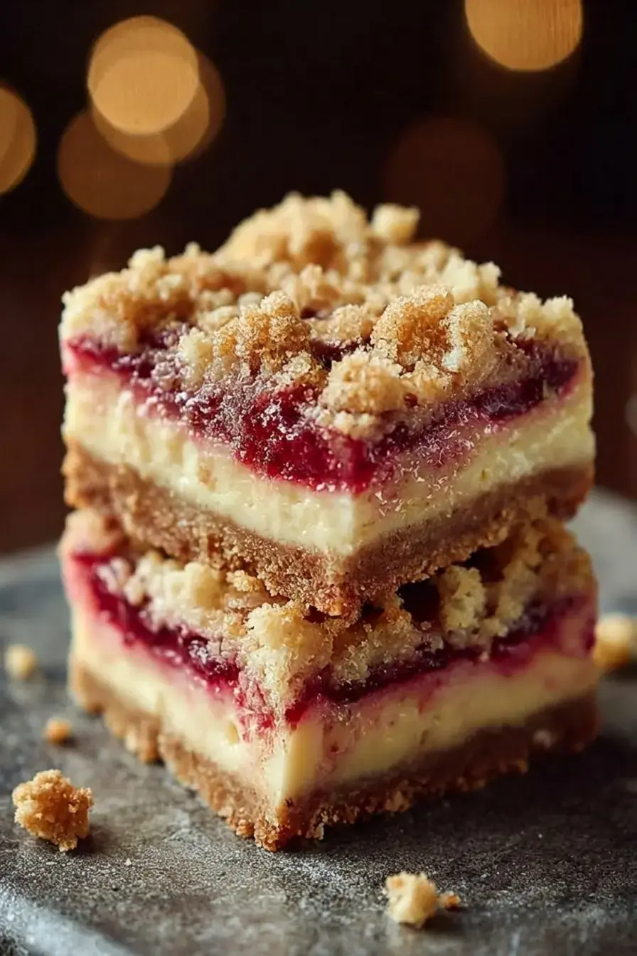 Creamy Rhubarb Cheesecake Crumble Bars Easy Baking Dessert for Spring 3 why make this recipe