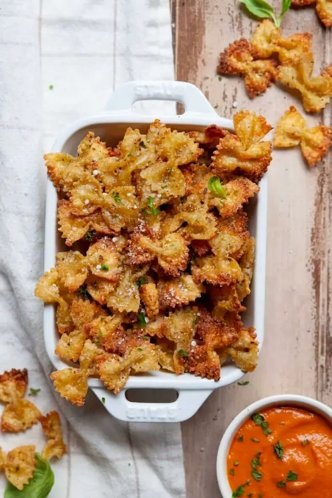 & Crispy Air Fryer Pasta Chips