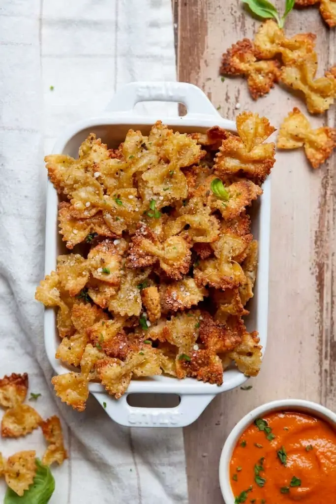& Crispy Air Fryer Pasta Chips