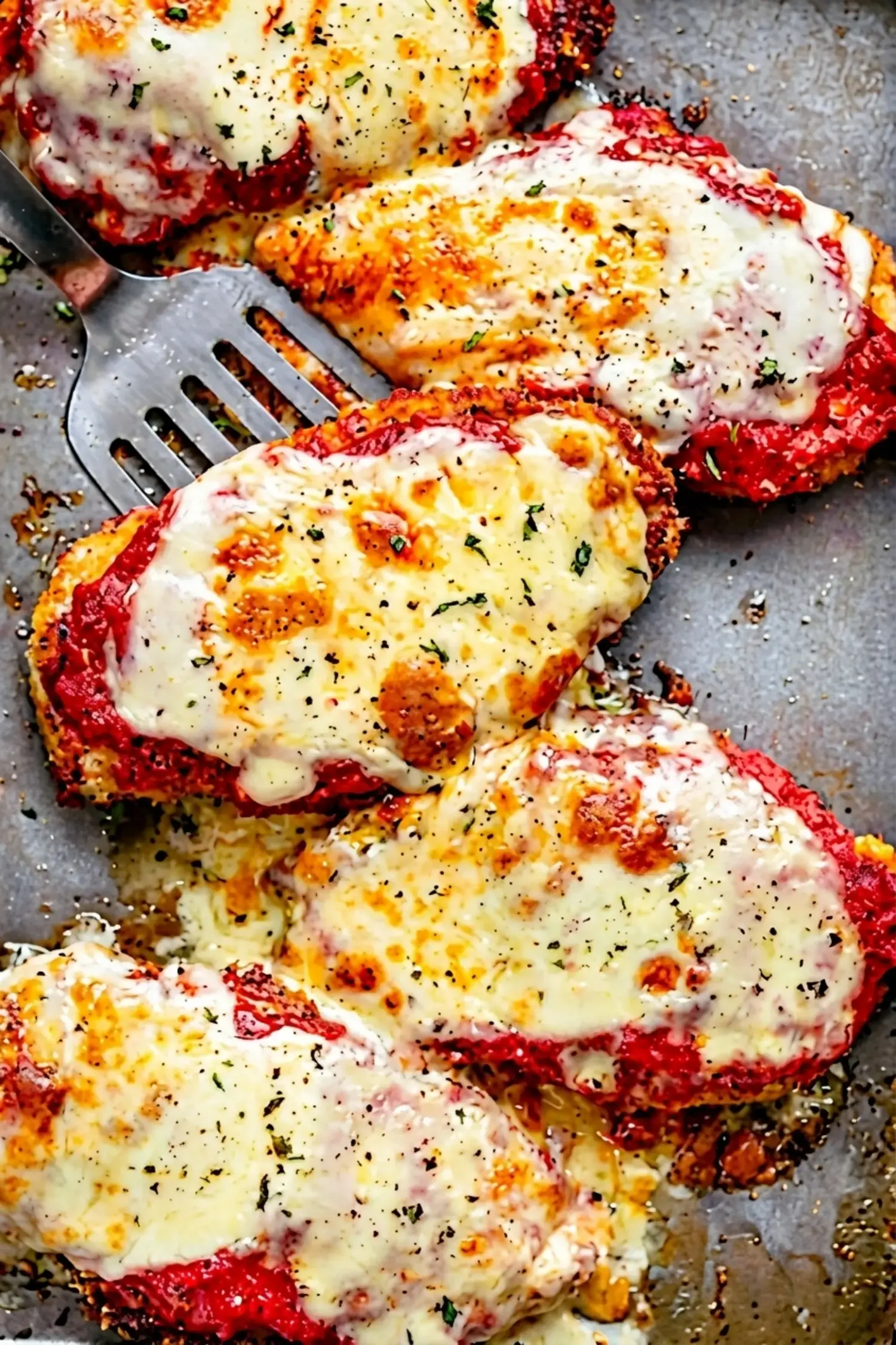 Crispy Chicken Parmesan with Homemade Tomato Sauce 5 Additions And Substitutions
