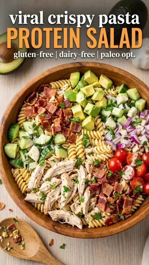 Crispy Pasta Protein Salad for a High Protein Lunch 4 Why You'll Love This Recipe