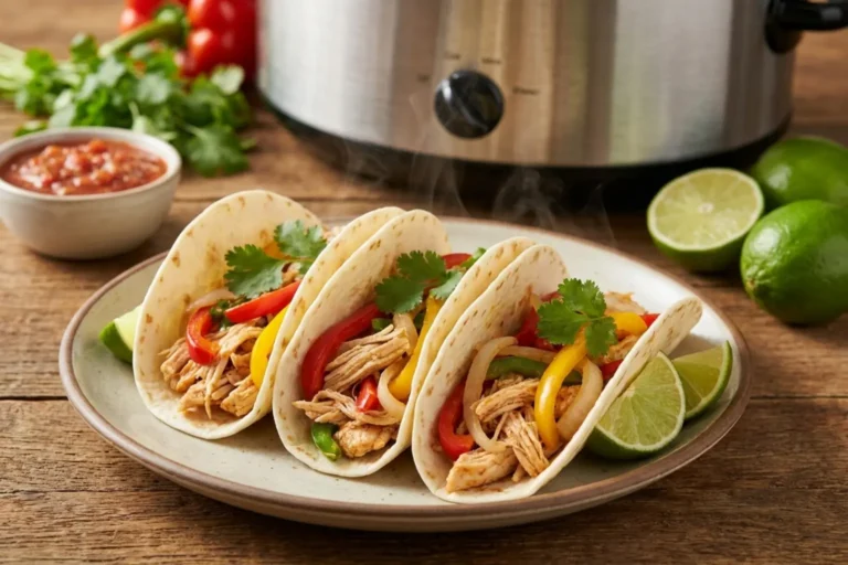 Crockpot Chicken Fajitas
