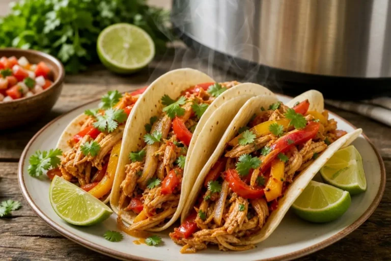 Crockpot Chicken Fajitas