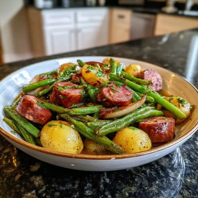 Crockpot Sausage And Green Beans