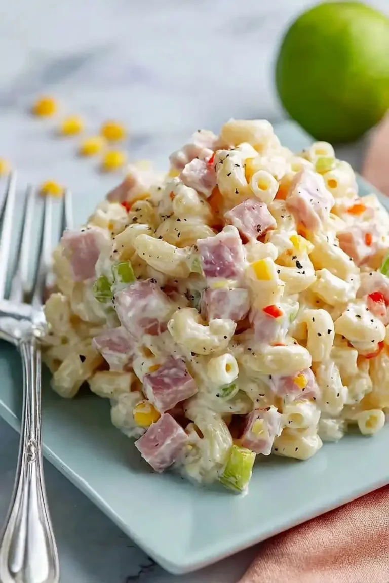 Crunchy Mexican Ham Pasta Salad