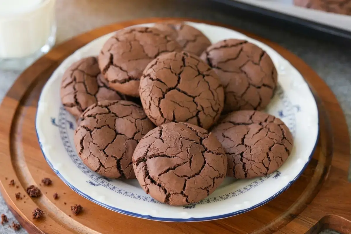 Damak Catlatan Browni Kurabiye: Turkish Chocolate Brownie Cookies 46 Damak Çatlatan Browni Kurabiye Tarifi Fotoğraflı Yapılışı