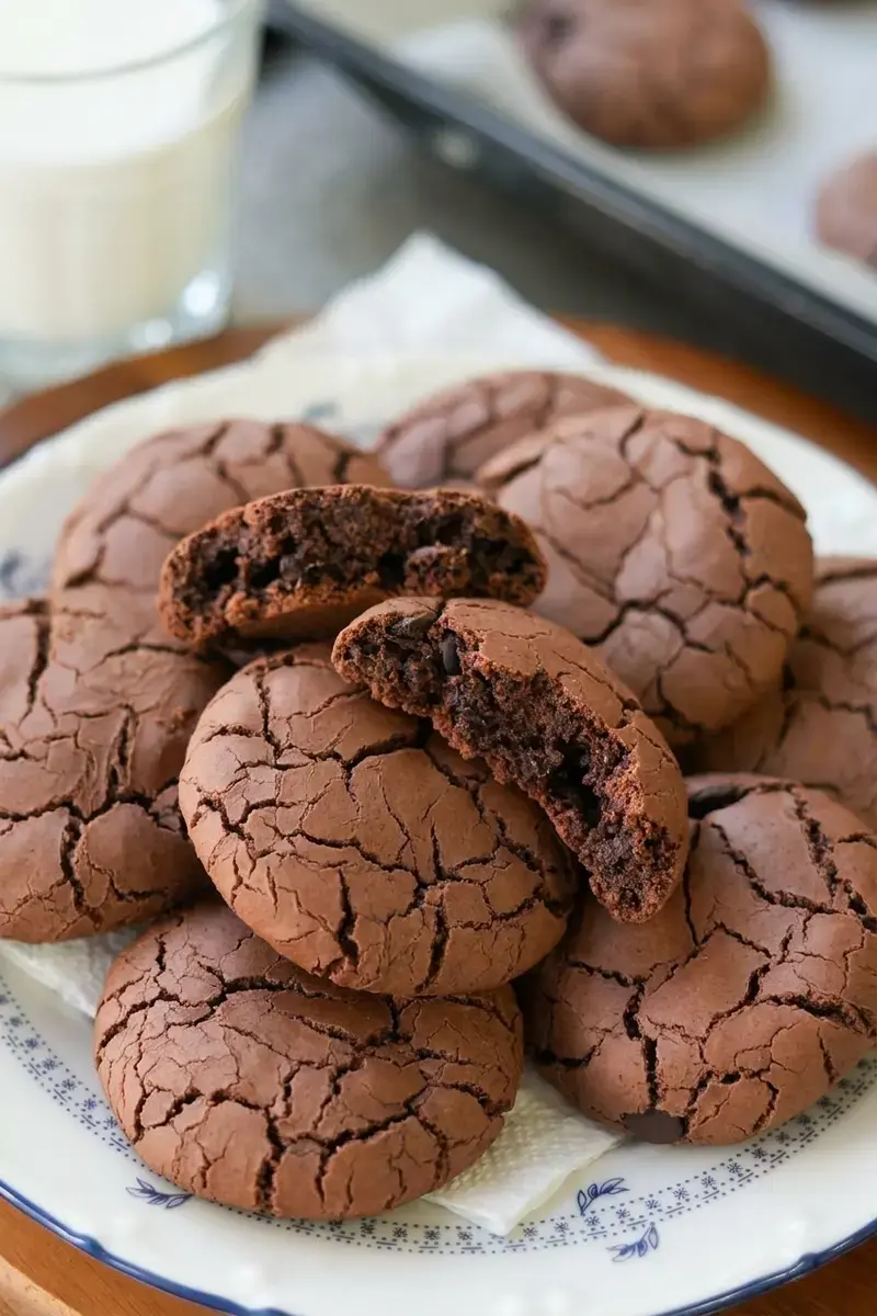Damak Catlatan Browni Kurabiye: Turkish Chocolate Brownie Cookies 51 Damak Çatlatan Browni Kurabiye Tarifi Fotoğraflı Yapılışı