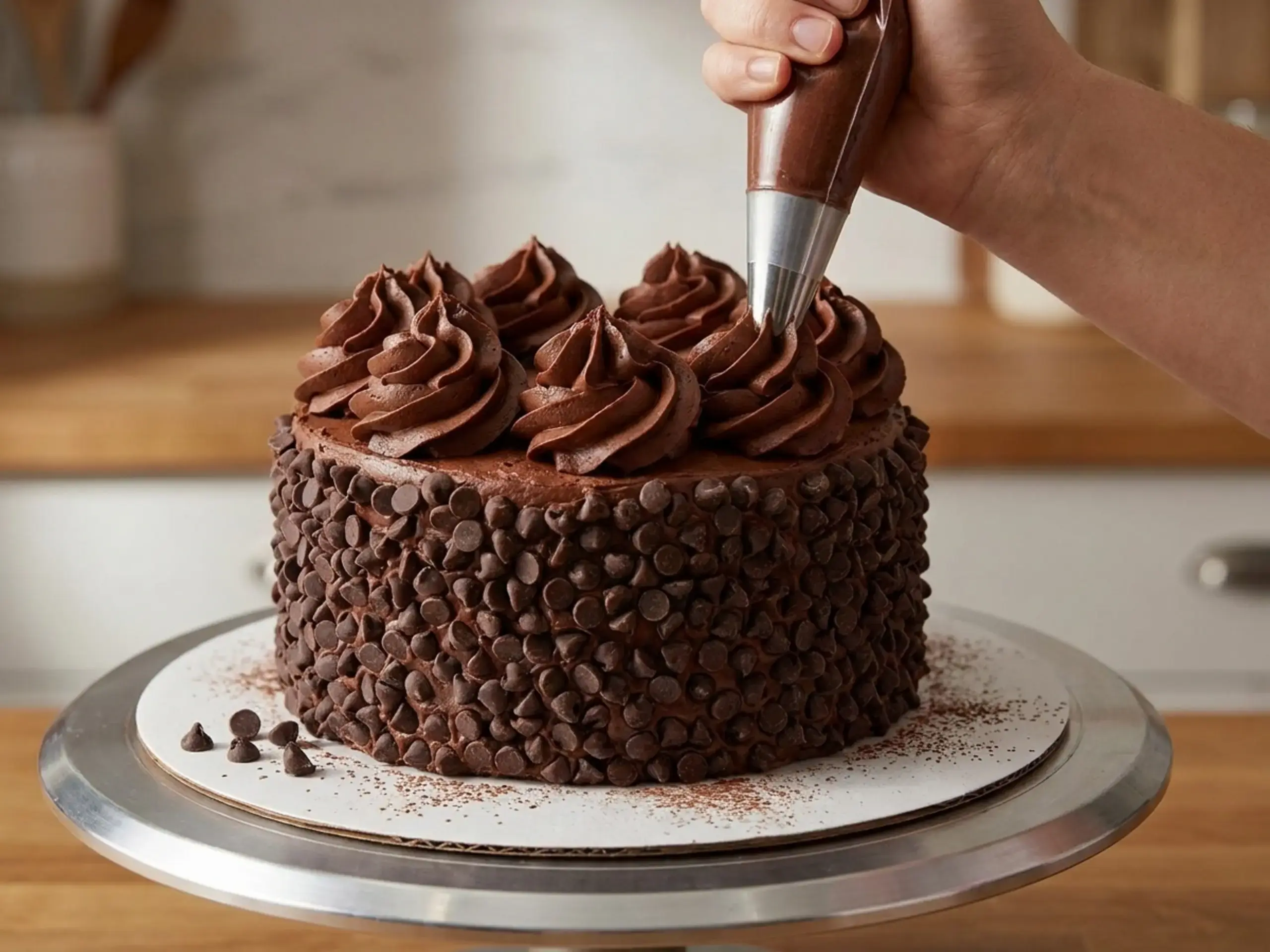 Step 6: Decorate the Top of the Cake
