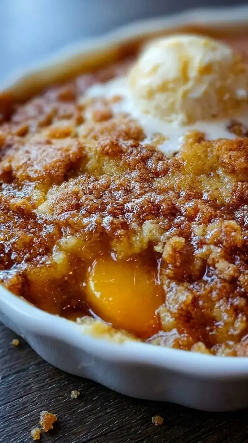 Deliciously Simple Easy Peach Cobbler Dump Cake with Just 4 Ingredients 3 What is Deliciously Simple Easy Peach Cobbler Dump Cake?