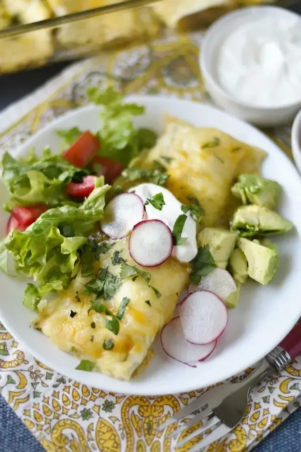 Easy Chicken Dinner Recipes for Busy Weeknights 2 Instant Pot Creamy Chicken Enchiladas from Meatloaf and Melodrama