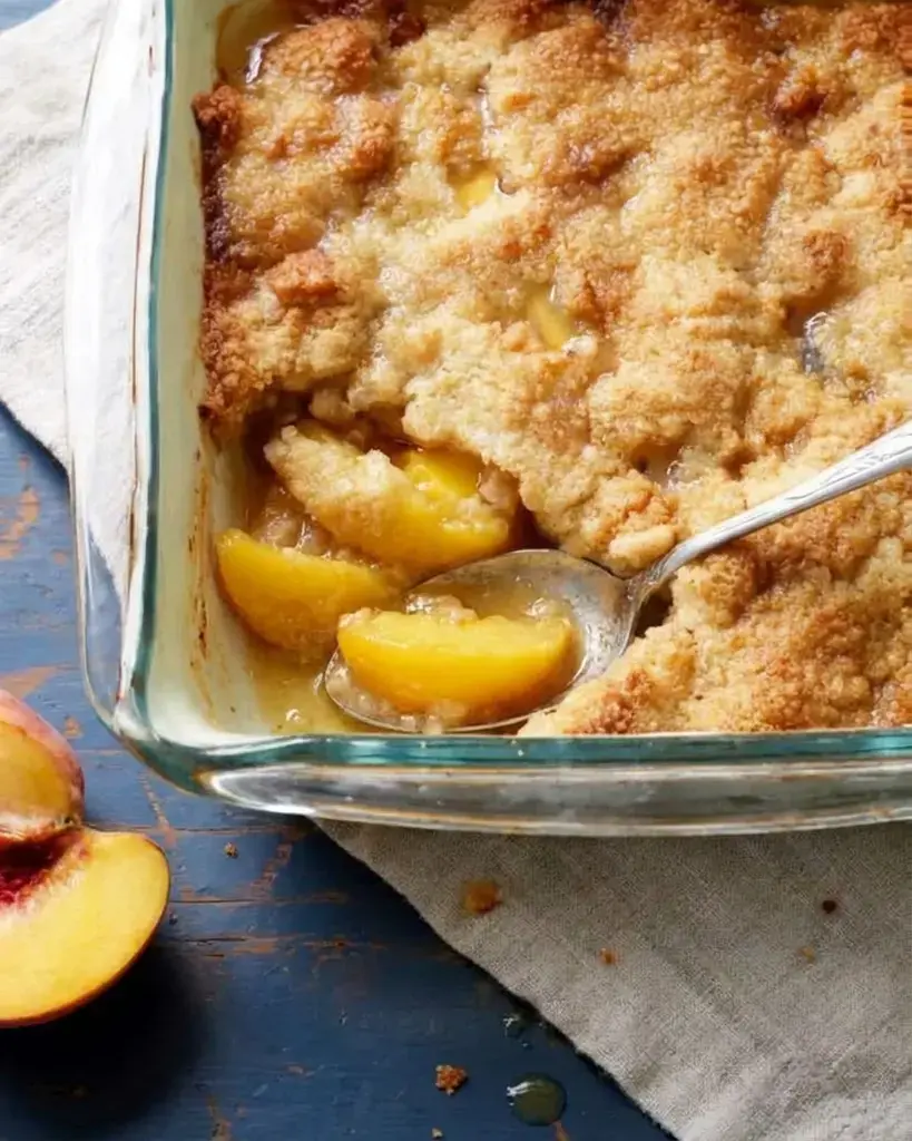 Easy Peach Cobbler That Always Turns Out Perfect