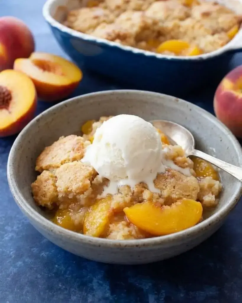 How to Serve and Store Your Peach Cobbler