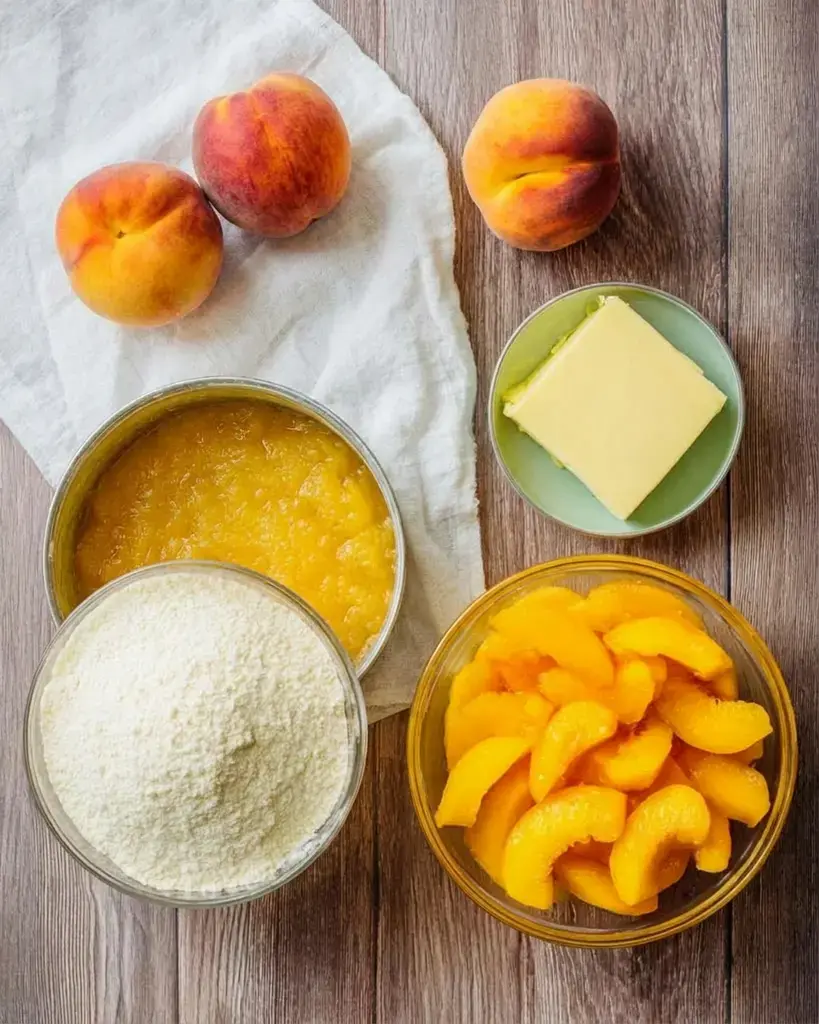 The 3-Ingredient Version of Easy Peach Cobbler