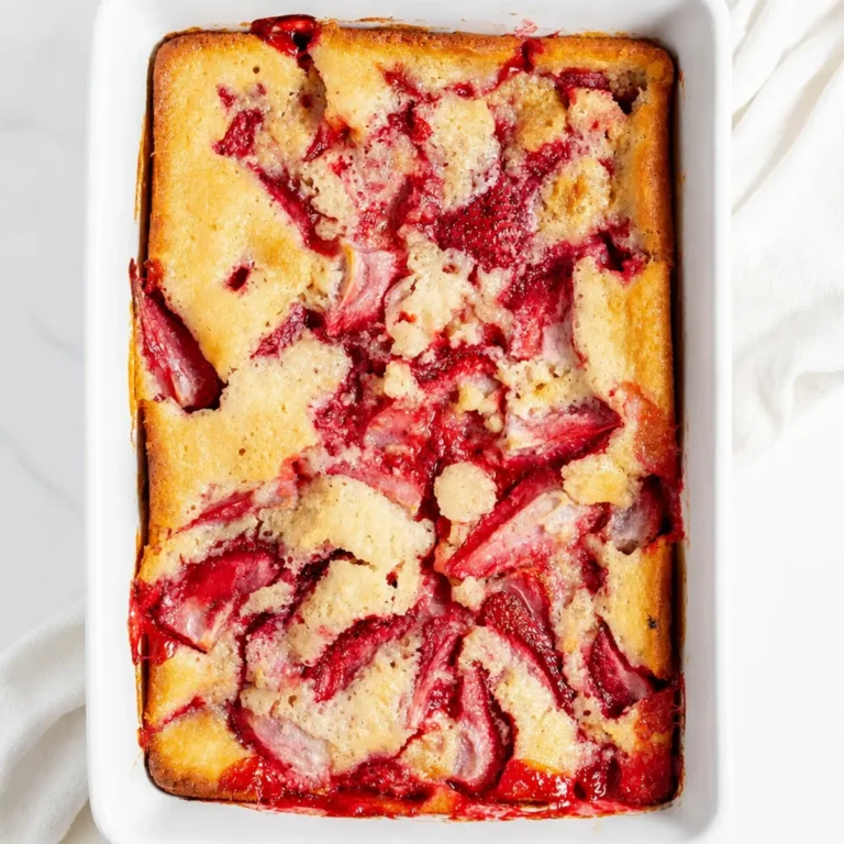 Easy Strawberry Cobbler