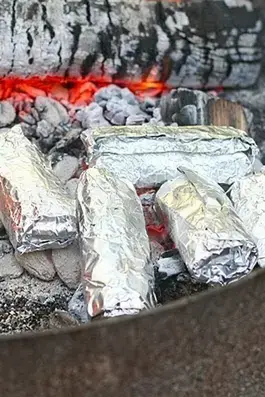 Campfire Breakfast Burritos