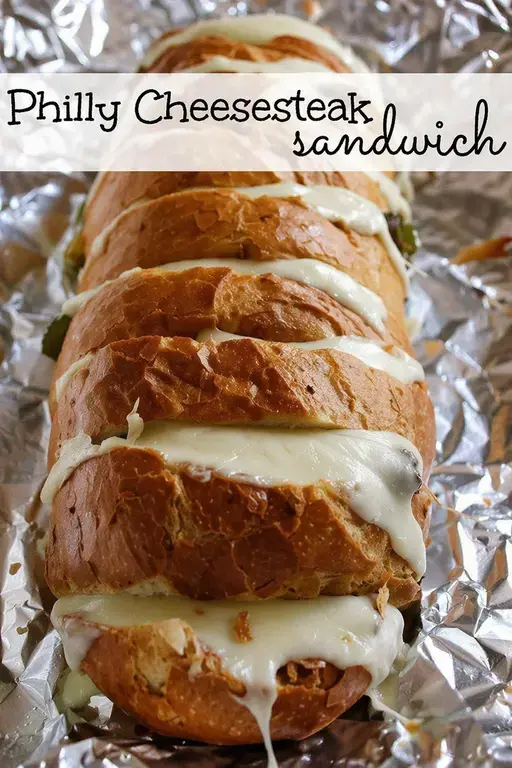 Campfire Philly Cheesesteak Sandwich