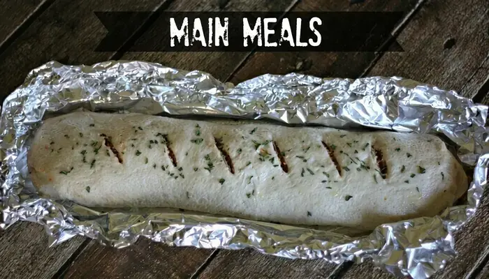 Campfire Pizza Log