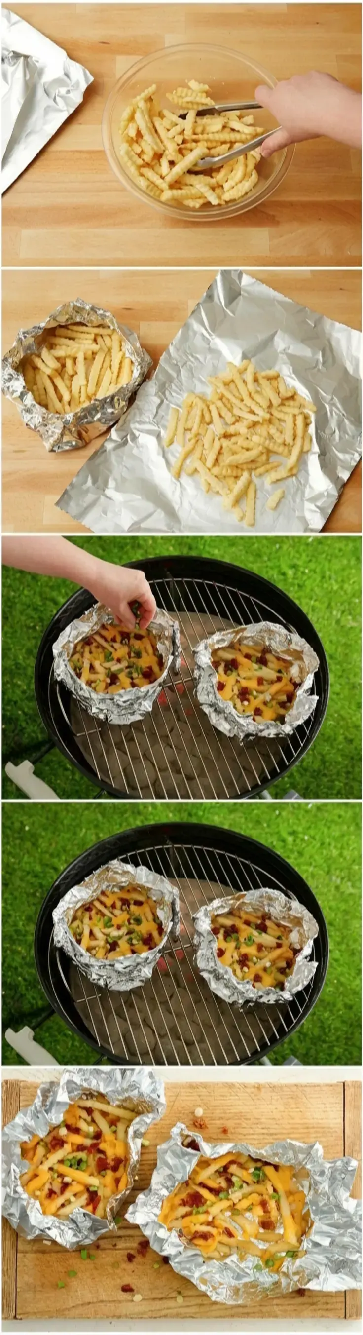 Foil-Pack Cheesy Fries