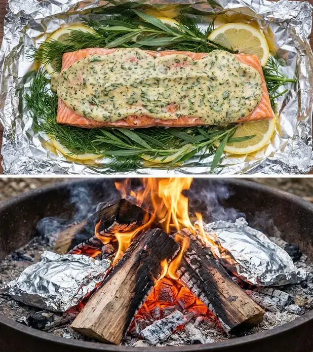 Salmon With Herbs and Lemon