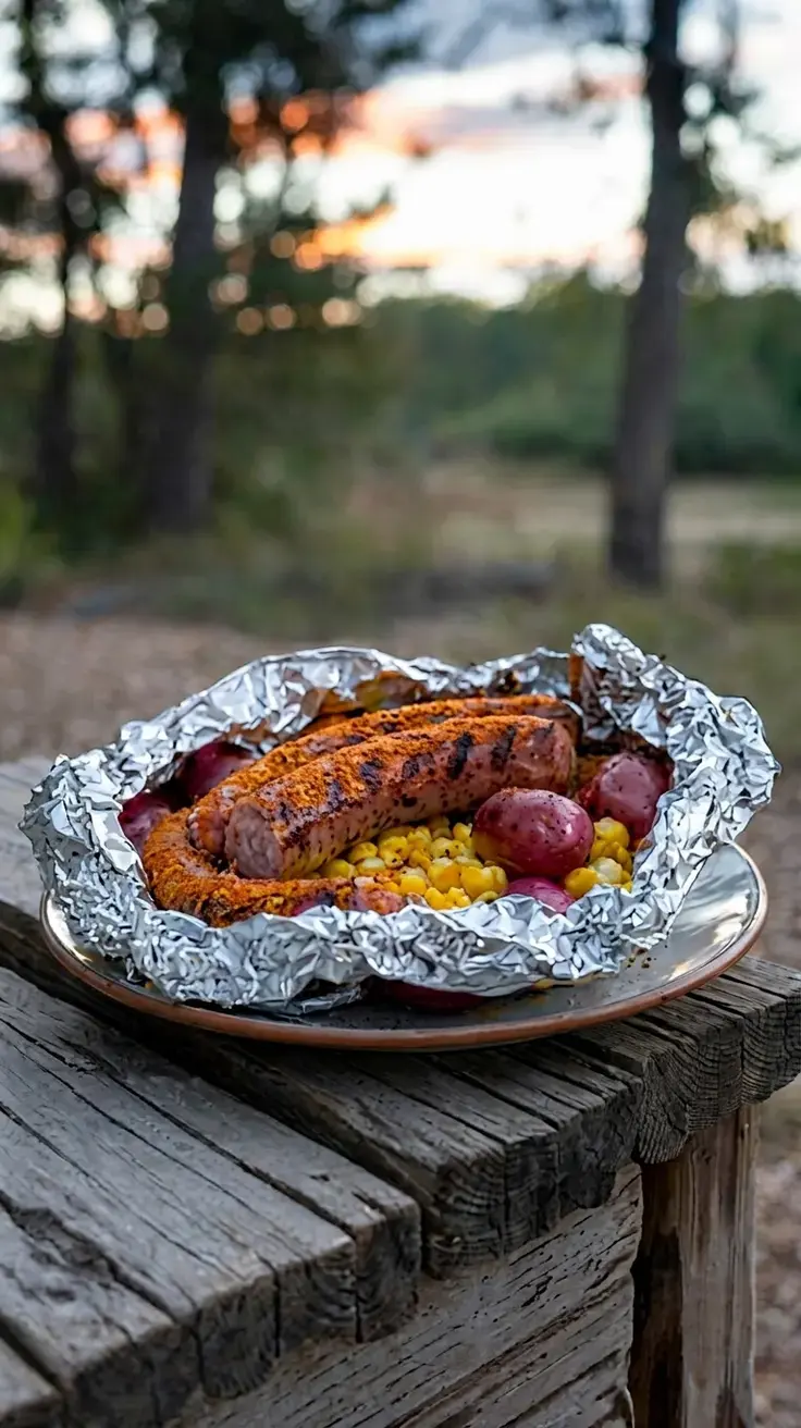 Foil Packet Meals for Easy Camping Dinners 8 12. Bacon & Egg Hash Foil Packs
