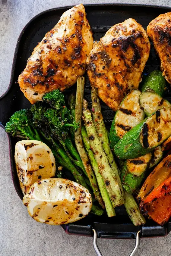 30-Minute Grilled Chicken and Vegetables