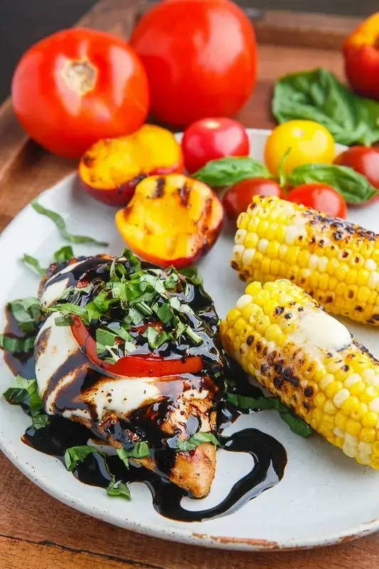 Caprese Balsamic Grilled Chicken