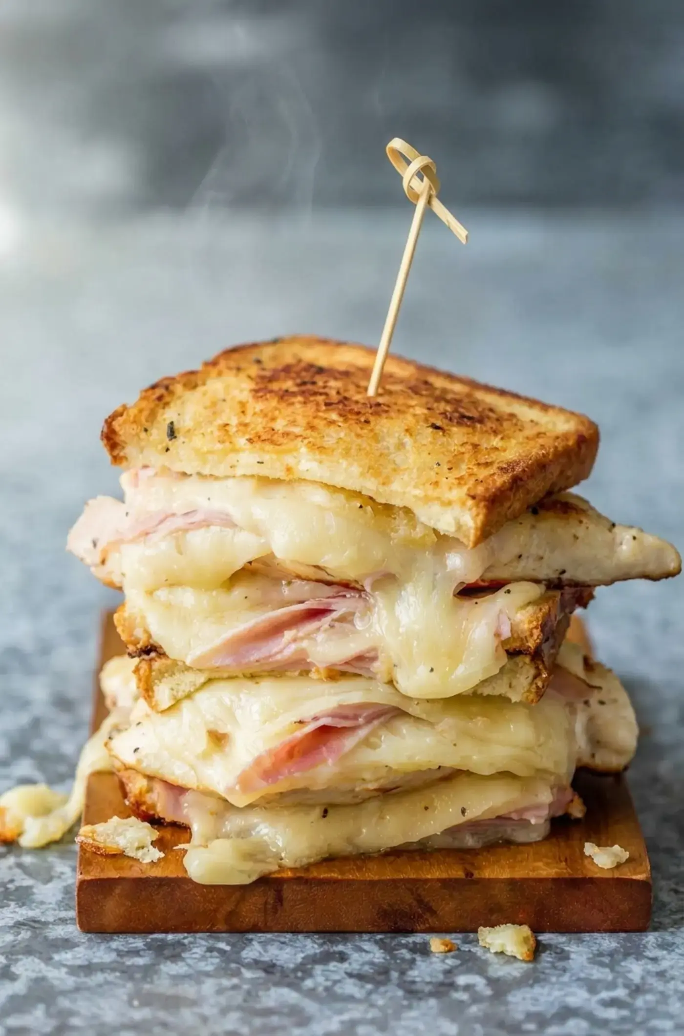 Grilled Chicken Cordon Bleu Sandwich