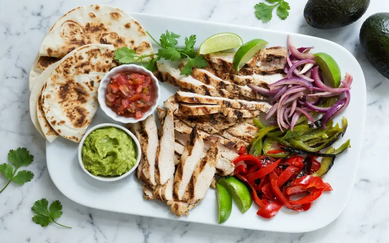 Grilled Chicken Fajitas