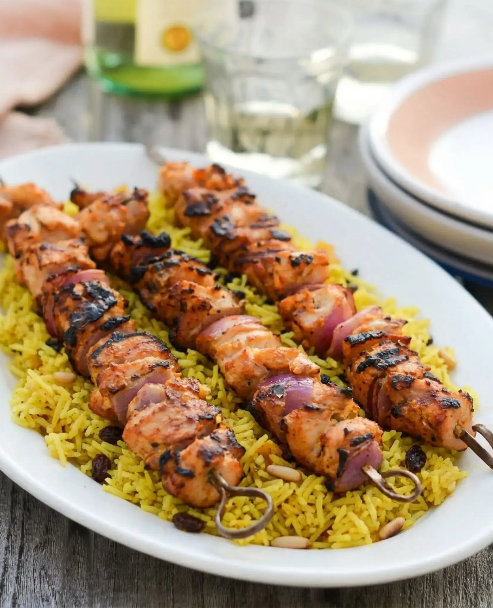 Middle Eastern Chicken Kebabs