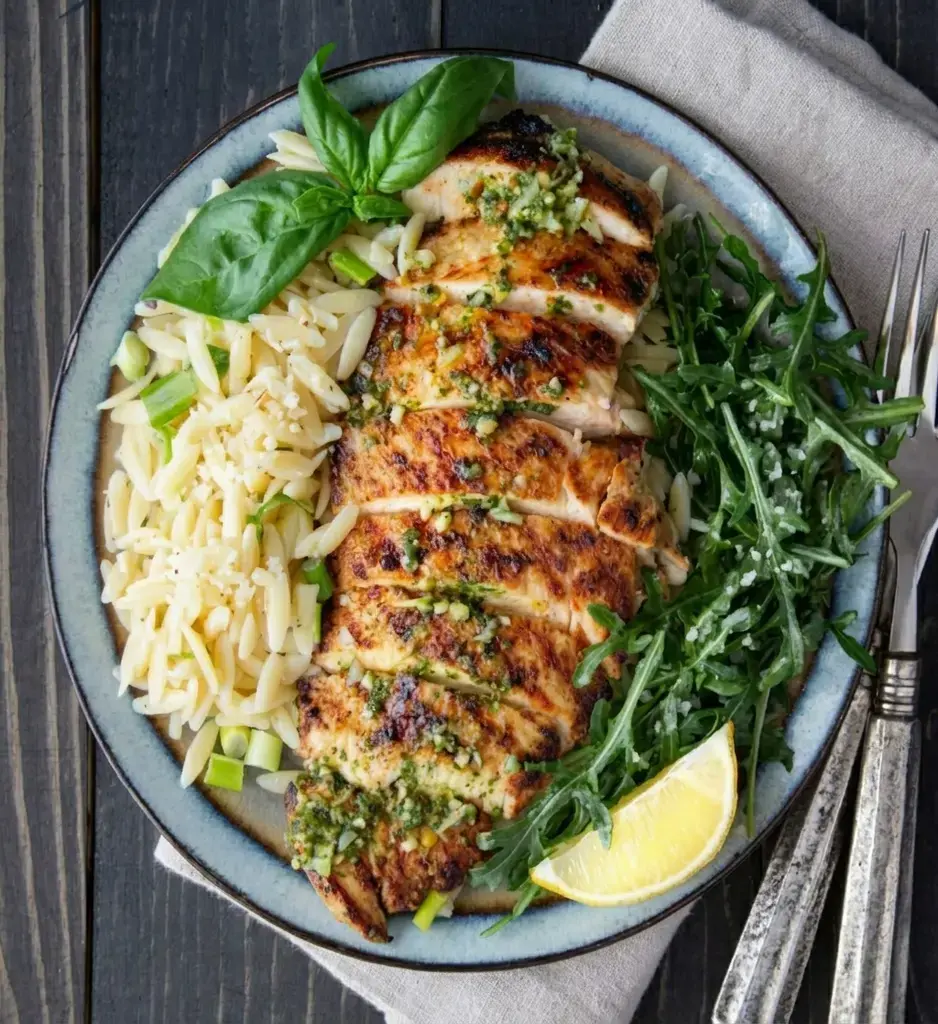 Pesto Lemon Grilled Chicken Marinade