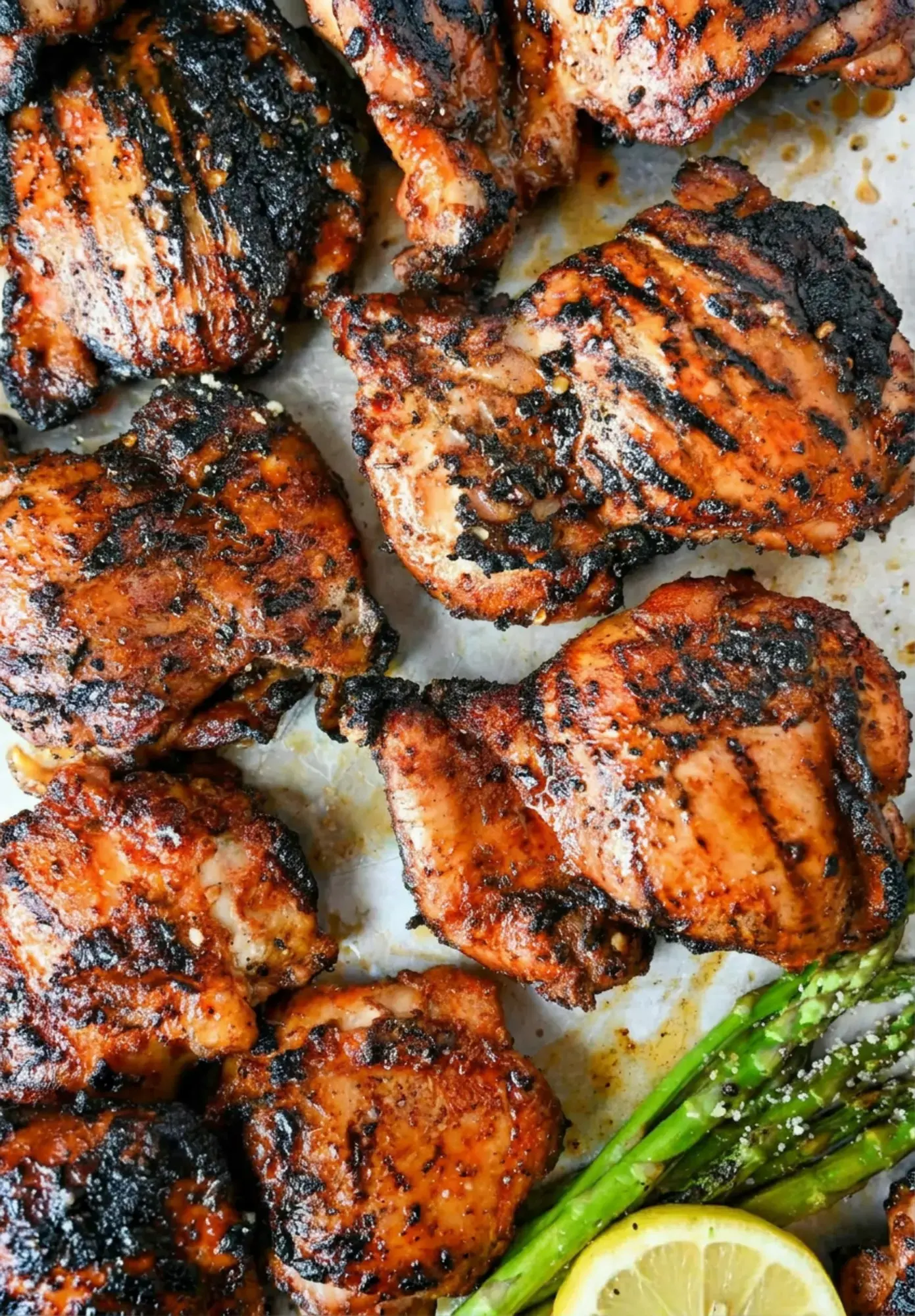 Sweet and Spicy Grilled Chicken Thighs