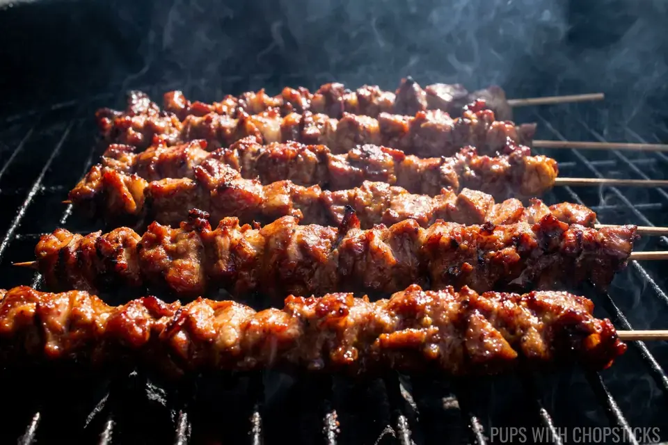 Step 3: Grill the Chicken Skewers and Finish Them Off with the Coconut Glaze