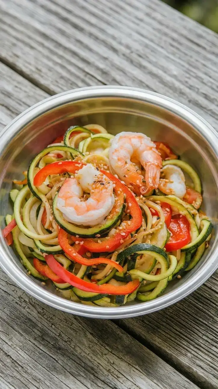 15. Zucchini Noodle Stir Fry