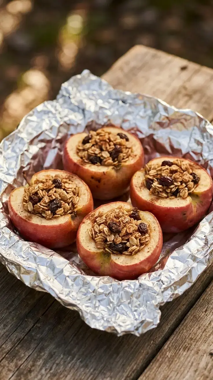 16. Campfire Baked Apples