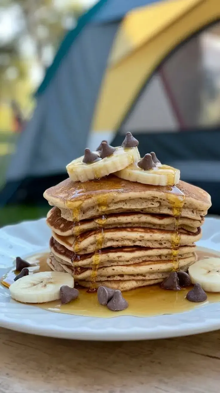 3. Banana Pancakes (3 Ingredients!)