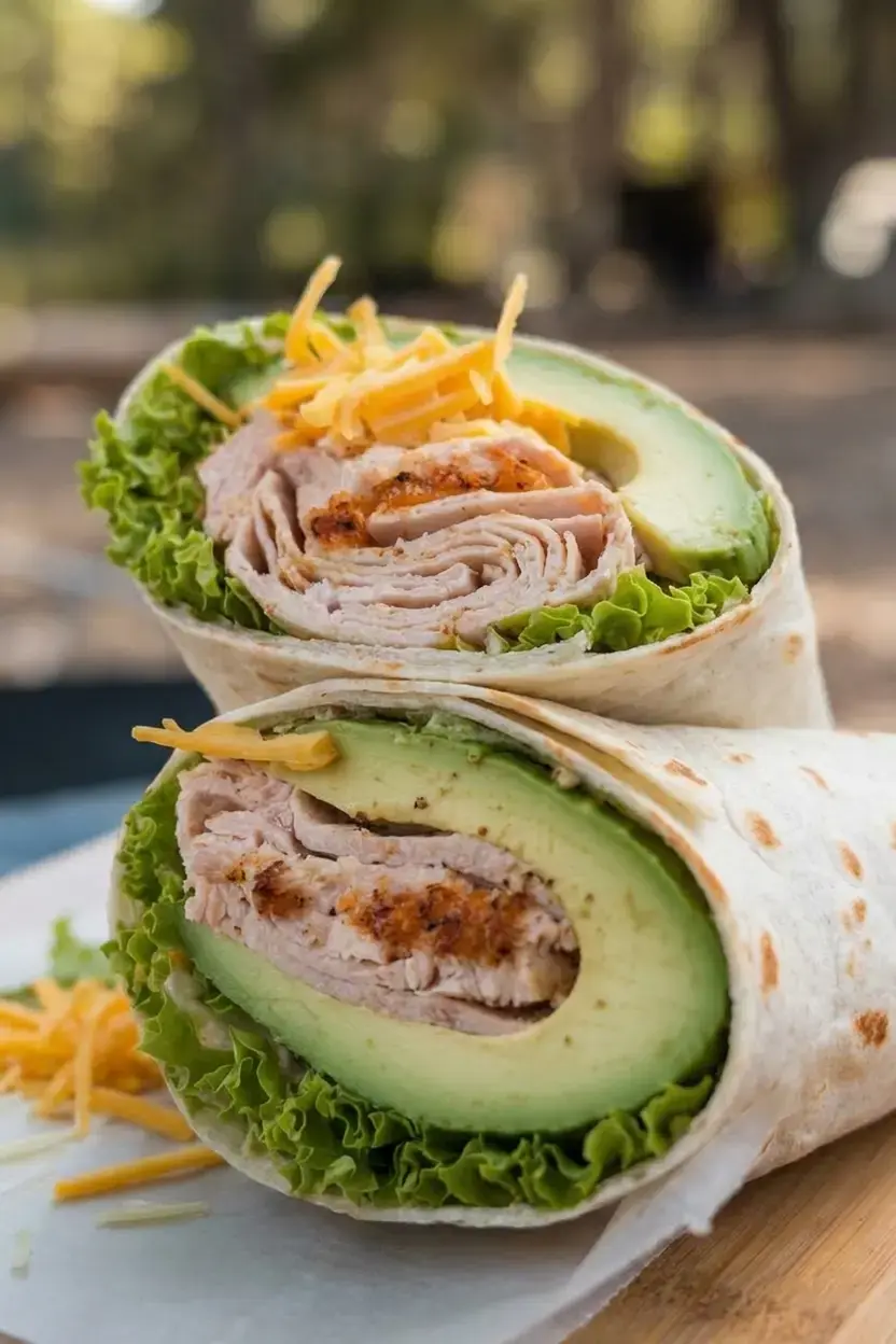 8. Turkey Avocado Lettuce Wraps