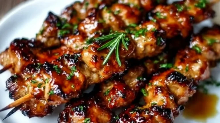 Honey Garlic Chicken Skewers Recipe for Easy BBQ Dinners 8 Honey Garlic Chicken Skewers