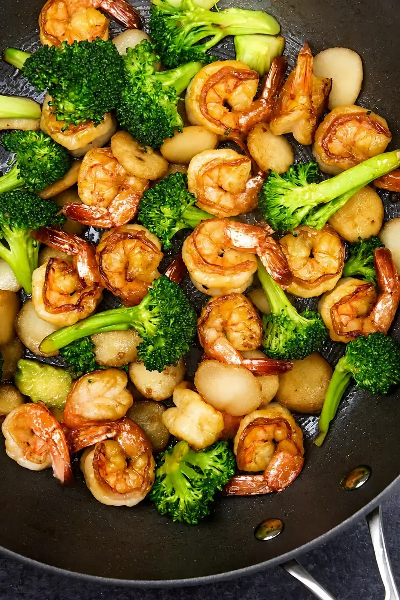 Quick and Easy Honey Shrimp And Broccoli Stir Fry 5 Honey Shrimp And Broccoli