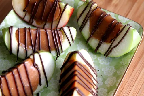 Inside Out Caramel Apple Slices